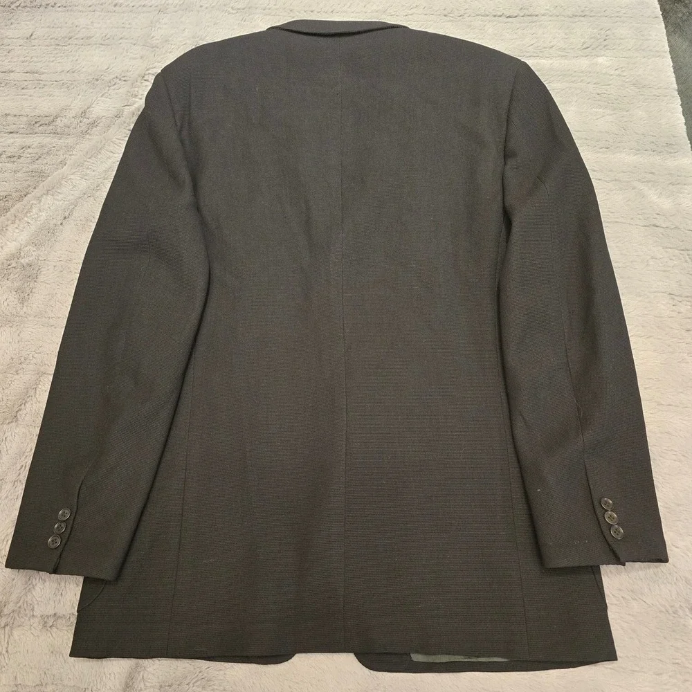 Ermenegildo Zegna Soft Blazer Mens 52 Wool Silk 3 Button Sport Coat‎ Charcoal